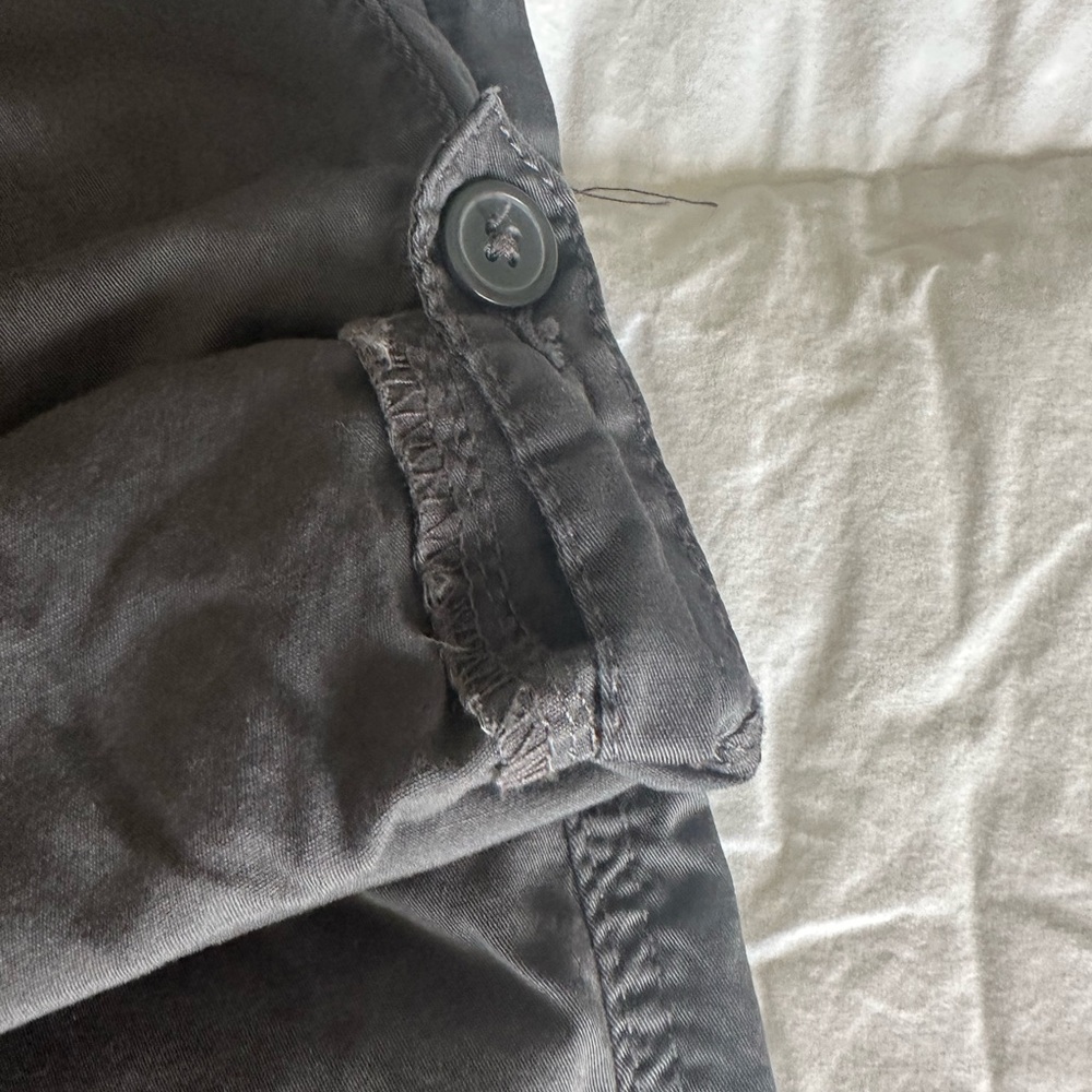 Women’s plus size 24W 2 pairs Charcoal gray and Olive green Cargo Pants - Picture 14 of 16